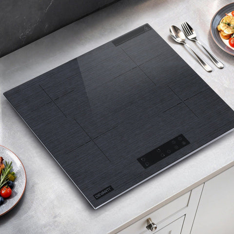Darrahopens Appliances > Kitchen Appliances > Cooktops & Stoves Devanti Electric Ceramic Cooktop 60cm Touch Control Grey