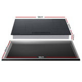Darrahopens Appliances > Kitchen Appliances > Cooktops & Stoves Devanti Electric Ceramic Cooktop 60cm Touch Control Grey