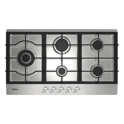 Darrahopens Appliances > Kitchen Appliances > Cooktops & Stoves Midea Gas Cooktop Stainless Steel 90cm