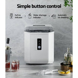 Darrahopens Appliances > Kitchen Appliances Devanti 12kg Ice Maker Machine Portable Ice Cube Tray Bar Countertop 2L Black