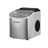 Darrahopens Appliances > Kitchen Appliances Devanti 12kg Ice Maker Machine w/Self Cleaning Portable Ice Cube Tray 2L White