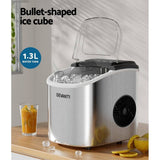 Darrahopens Appliances > Kitchen Appliances Devanti 12kg Ice Maker Machine w/Self Cleaning Portable Ice Cube Tray 2L White
