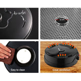 Darrahopens Appliances > Kitchen Appliances Devanti 5 Trays Food Dehydrator Fruit Dehydrators Pet Beef Jerky Dryer Black