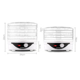 Darrahopens Appliances > Kitchen Appliances Devanti 5 Trays Food Dehydrator Fruit Dehydrators Pet Beef Jerky Dryer White