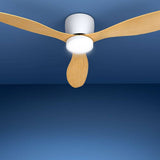 Darrahopens Appliances > Kitchen Appliances Devanti 52'' Ceiling Fan DC Motor w/Light w/Remote - Light Wood