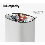 Darrahopens Appliances > Kitchen Appliances Devanti 82L Motion Sensor Bin Rubbish Waste Automatic Trash Can Kitchen White