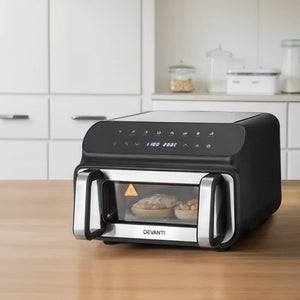 Darrahopens Appliances > Kitchen Appliances Devanti Air Fryer 10L LCD Kitchen Oven