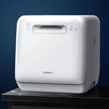 Darrahopens Appliances > Kitchen Appliances Devanti Benchtop Dishwasher 3 Place Bench Top Countertop Dish Washer Cleaner