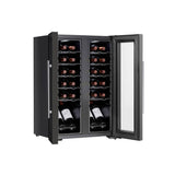 Darrahopens Appliances > Kitchen Appliances Devanti Wine Cooler Fridge Compressor Dual Zone Cellar Chiller Home 24 Bottles