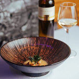 Darrahopens Appliances > Kitchen Appliances > Dishwashers Ramen Bowl 24.5cm Bronze Converging Glaze