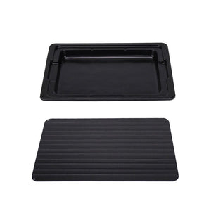 Darrahopens Appliances > Kitchen Appliances Fast Defrosting Meat Tray FDA Approved - Medium Miracle Aluminium Thawing Plate