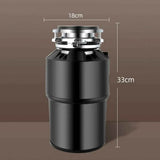 Darrahopens Appliances > Kitchen Appliances > Food Dehydrators 550W Food Waste Disposer with AU Plug, 4000RPM, Black, Stainless Steel for Kitchen In Australia - Darrahopens