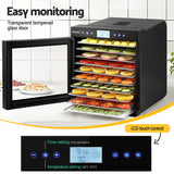 Darrahopens Appliances > Kitchen Appliances > Food Dehydrators Devanti 10 Trays Food Dehydrator with Stainless Steel Tray