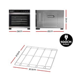 Darrahopens Appliances > Kitchen Appliances > Food Dehydrators Devanti Food Dehydrator 6 Tray Fruit Dryer Jerky Maker With Stainless Steel Rack