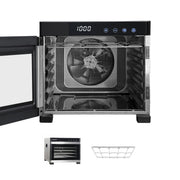 Darrahopens Appliances > Kitchen Appliances > Food Dehydrators Devanti Food Dehydrator 6 Tray Fruit Dryer Jerky Maker With Stainless Steel Rack