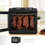 Darrahopens Appliances > Kitchen Appliances > Food Dehydrators Devanti Food Dehydrator 6 Tray Fruit Dryer Jerky Maker With Stainless Steel Rack