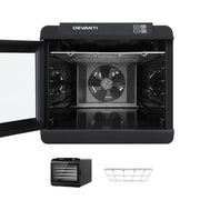 Darrahopens Appliances > Kitchen Appliances > Food Dehydrators Devanti Food Dehydrator 6 Tray Fruit Dryer Jerky Maker With Stainless Steel Rack