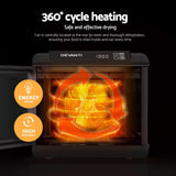 Darrahopens Appliances > Kitchen Appliances > Food Dehydrators Devanti Food Dehydrator 6 Tray Fruit Dryer Jerky Maker With Stainless Steel Rack