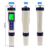 Darrahopens Appliances > Kitchen Appliances > Food Dehydrators PH Meter & TDS Meter Digital Water Tester 5 in 1 Salinity Tester PH Temp EC and TDS Meter,PH Meter for Water with LCD Backlit,Water Testing Kits for Drinking Water,