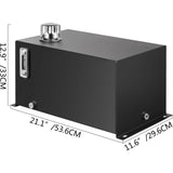 Darrahopens Appliances > Kitchen Appliances > Food Dehydrators VEVOR Hydraulic Fluid Reservoir Tank 10 Gallon Hydraulic Oil Reservoir Hydraulic Steel Tank Reservoir, Hydraulic Oil Tank Reservoir, Hydraulic Reservoir with a Temp Gauge