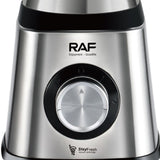 Darrahopens Appliances > Kitchen Appliances > Food Mixers & Blenders 2-in-1 Electric Blender and Grinder with Stainless Steel Body, 1.5L Mixing Pitcher and Detachable Glass Mill for Juices, Smoothies, Coffee Beans, and Dry Ingredients – Compact Countertop Design with Ergonomic Handle for Everyday Home Kitchen Use (Silver)