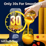Darrahopens Appliances > Kitchen Appliances > Food Mixers & Blenders 400ml USB-C Rechargeable Portable Juicer with Travel Lid – Personal Blender for Smoothies & Shakes