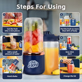 Darrahopens Appliances > Kitchen Appliances > Food Mixers & Blenders 400ml USB-C Rechargeable Portable Juicer with Travel Lid – Personal Blender for Smoothies & Shakes