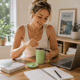 Darrahopens Appliances > Kitchen Appliances > Food Mixers & Blenders Green Electric Self Stirring Mug with Temperature Display Type-C Rechargeable Insulated Coffee Mixing Cup Portable Magnetic Stirring Mug for Coffee Milk Protein Shake Home Office Use