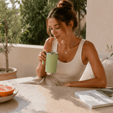 Darrahopens Appliances > Kitchen Appliances > Food Mixers & Blenders Green Self Stirring Coffee Mug Electric Temperature Display Cup 14.4cm (5.67in) Stainless Steel Insulated Travel Mug with 3-Piece Stainless Steel Straw Set for Coffee Milk Protein Shakes