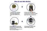 Darrahopens Appliances > Kitchen Appliances > Food Mixers & Blenders Mini Automatic Herb Grinder Spice Grinder USB Rechargeable-ST1