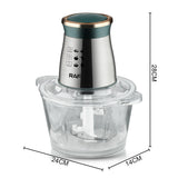 Darrahopens Appliances > Kitchen Appliances > Food Mixers & Blenders Multifunctional Stainless Steel Blade Electric Blender Salad maker and Meat Grinder, Food Processor