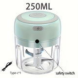 Darrahopens Appliances > Kitchen Appliances > Food Mixers & Blenders PINK Mini Electric Garlic Chopper, Meat Grinder, and Vegetable Chopper, USB Rechargeable Mini Food Blender, Efficient Small Food Processor, Suitable for Ginger, Chili, Fruits, and Meat