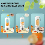 Darrahopens Appliances > Kitchen Appliances > Food Mixers & Blenders Portable USB Electric Blending Cup with 15.21 oz Capacity (1300 mAh / 3.7 V) – Ideal for Smoothies, Whipped Drinks, Travel, and Fitness.