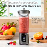 Darrahopens Appliances > Kitchen Appliances > Food Mixers & Blenders Portable USB Electric Blending Cup with 15.21 oz Capacity (1300 mAh / 3.7 V) – Ideal for Smoothies, Whipped Drinks, Travel, and Fitness.