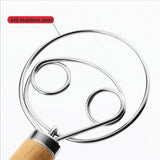 Darrahopens Appliances > Kitchen Appliances > Food Mixers & Blenders Set of 2 Bread Dough Whisks - Danish Dough Mixer Hand Stirrer