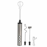Darrahopens Appliances > Kitchen Appliances > Food Mixers & Blenders Stainless Steel Milk Frother USB Charging Handheld Electric Egg Beater for Home Kitchen In Australia - Darrahopens