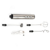 Darrahopens Appliances > Kitchen Appliances > Food Mixers & Blenders Stainless Steel Milk Frother USB Charging Handheld Electric Egg Beater for Home Kitchen In Australia - Darrahopens