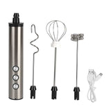 Darrahopens Appliances > Kitchen Appliances > Food Mixers & Blenders Stainless Steel Milk Frother USB Charging Handheld Electric Egg Beater for Home Kitchen In Australia - Darrahopens
