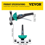 Darrahopens Appliances > Kitchen Appliances > Food Mixers & Blenders VEVOR Copper Pipe Bender HVAC Refrigeration Ratcheting Tube Bender 1/4" to 7/8"