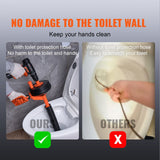 Darrahopens Appliances > Kitchen Appliances > Food Mixers & Blenders VEVOR Drain Auger 25ft 1/4in Drum Plumbing Drain Snake Clog Remover Manual-feed