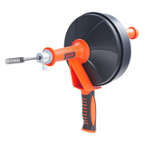 Darrahopens Appliances > Kitchen Appliances > Food Mixers & Blenders VEVOR Drain Auger 25ft 1/4in Drum Plumbing Drain Snake Clog Remover Manual-feed