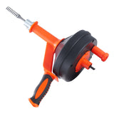 Darrahopens Appliances > Kitchen Appliances > Food Mixers & Blenders VEVOR Drain Auger 25ft 1/4in Drum Plumbing Drain Snake Clog Remover Manual-feed