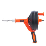 Darrahopens Appliances > Kitchen Appliances > Food Mixers & Blenders VEVOR Drain Auger 25ft 1/4in Drum Plumbing Drain Snake Clog Remover Manual-feed