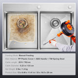 Darrahopens Appliances > Kitchen Appliances > Food Mixers & Blenders VEVOR Drain Auger 25ft 1/4in Drum Plumbing Drain Snake Clog Remover Manual-feed