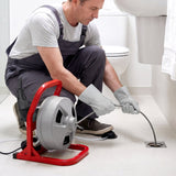 Darrahopens Appliances > Kitchen Appliances > Food Mixers & Blenders VEVOR Drain Cleaner Machine 15m x 8mm, Sewer Snake Auger with 228RPM Electric Drill, Manual Feed Drain Cleaning Machine with 6 Cutters & Air-activated Foot Switch for 50mm to 100mm Pipes