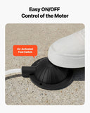 Darrahopens Appliances > Kitchen Appliances > Food Mixers & Blenders VEVOR Drain Cleaner Machine 15m x 8mm, Sewer Snake Auger with 228RPM Electric Drill, Manual Feed Drain Cleaning Machine with 6 Cutters & Air-activated Foot Switch for 50mm to 100mm Pipes