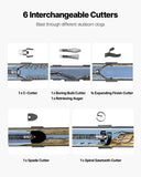Darrahopens Appliances > Kitchen Appliances > Food Mixers & Blenders VEVOR Drain Cleaner Machine 22m x 12.7mm, Sewer Snake Auger on Wheels, Manual Feed Drain Cleaning Machine with Adjustable Drum Angle, 6 Cutters & Air-activated Foot Switch for 50mm to 150mm Pipes