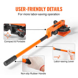 Darrahopens Appliances > Kitchen Appliances > Food Mixers & Blenders VEVOR Pipe Tube Bender, 3/8" to 1" OD Manual Pipe Tube Bender with 7 Bending Dies, 180° Copper Aluminum Pipes Bending Tools for HVAC Air Conditioning Refrigerator Auto Repair