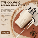 Darrahopens Appliances > Kitchen Appliances > Food Mixers & Blenders White Electric Self Stirring Mug with Temperature Display Type-C Rechargeable Insulated Coffee Mixing Cup Portable Magnetic Stirring Mug for Coffee Milk Protein Shake Home Office Use