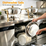 Darrahopens Appliances > Kitchen Appliances > Food Warmers & Chafing Dishes 5-Star Chef 5L Chafing Dish Set 2-Pack, Food Warmer Catering Server Buffet In Australia - Darrahopens